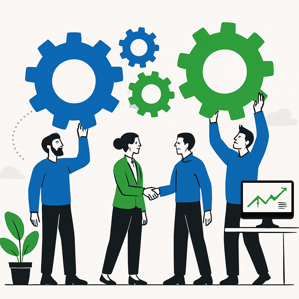 Tying togther people, process and Systems. 